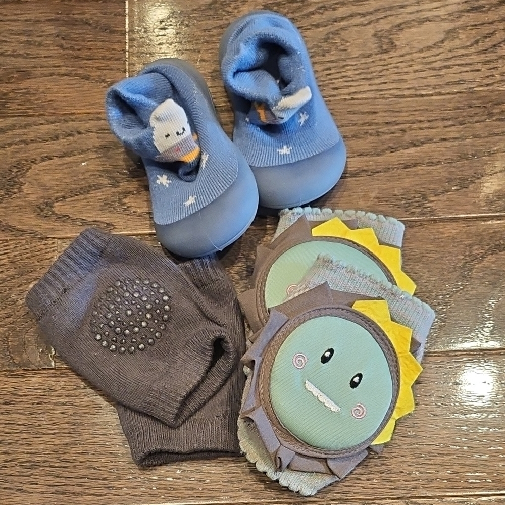 Baby Knee Pads And First Shoes